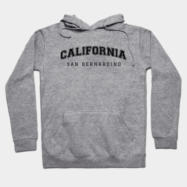 California San Bernardino College Style Hoodie by memetee